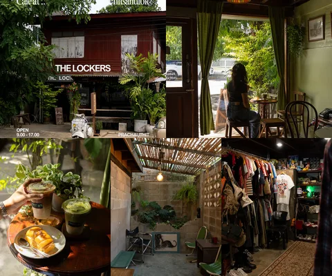 ภาพรีวิว The Lockers • พิษณุโลก — กาแฟ เสื้อผ้า และของสะสมในบ้านสไตล์วินเทจ