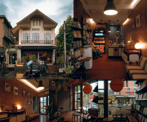 ภาพรีวิว Kintaam • The Booksmith — ไอศกรีมแซนด์วิชในร้านหนังสือย่านนิมมาน