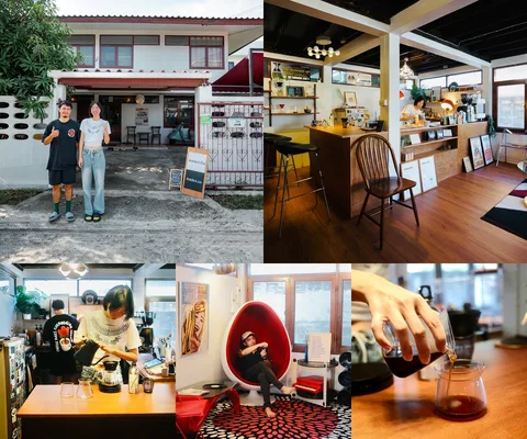 ภาพรีวิว ADDICT.Coffee • บางกะปิ — โฮมคาเฟ่วินเทจและกาแฟดริปในซอยศรีบูรพา