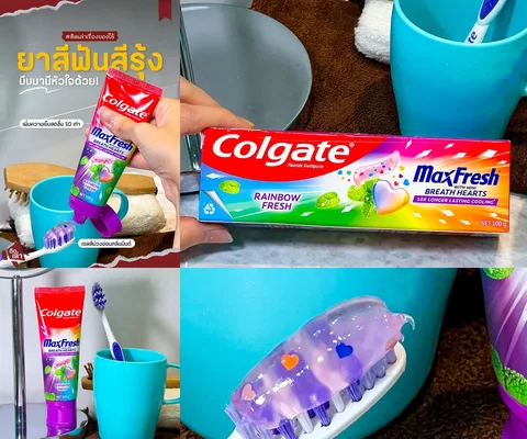ภาพรีวิว Colgate MaxFresh • Rainbow Fresh
