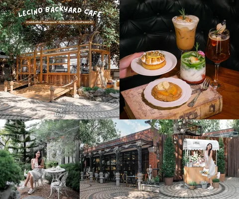 ภาพรีวิว Lecino Backyard Cafe — คาเฟ่กลาสเฮาส์และสวนอังกฤษในเขาใหญ่