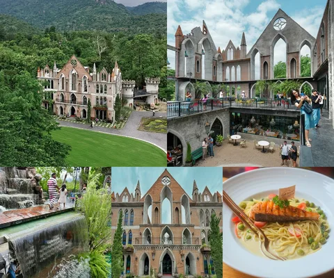 ภาพรีวิว Cafe Laura • นครนายก — คาเฟ่ บาร์ และร้านอาหารในอาคารทรงปราสาทกลางภูเขา