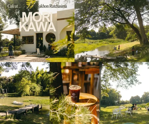 ภาพรีวิว Mori Kawa Cafe • สีคิ้ว — คาเฟ่ริมน้ำลำตะคองท่ามกลางต้นไม้
