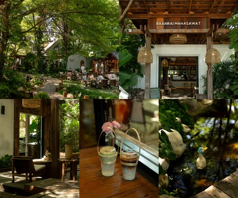 ภาพรีวิว Baanrai Mahasawat — คาเฟ่และร้านอาหารในสวนหลัง Central Westville