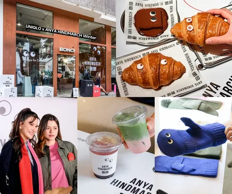 ภาพรีวิว UNIQLO × ANYA HINDMARCH Winter 2024 • BONCI