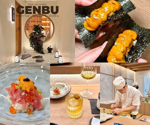 ภาพรีวิว Genbu Sushi & Izakaya • แบริ่ง — ซูชิแบบเลือกสั่งรายคำในโครงการอาณาเขต
