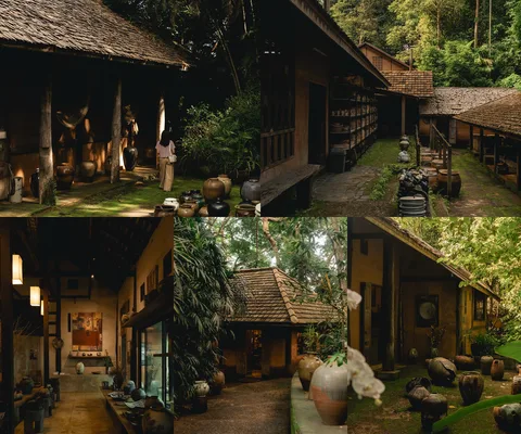 ภาพรีวิว ดอยดินแดง • Doy Din Dang Pottery — สตูดิโอเครื่องปั้นดินเผาท่ามกลางต้นไม้ในเชียงราย