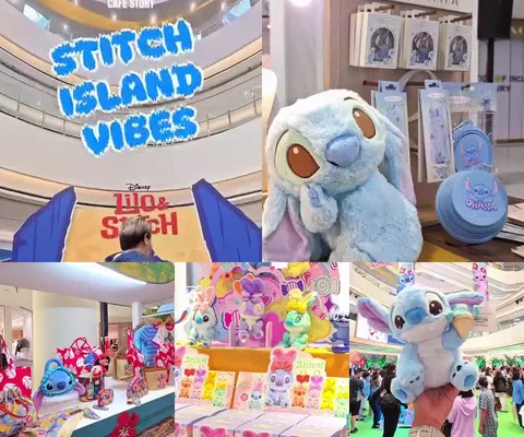 ภาพรีวิว Stitch Island Vibes • สยามพารากอน — อีเวนท์ธีมฮาวายและสินค้าคาแรกเตอร์ดิสนีย์