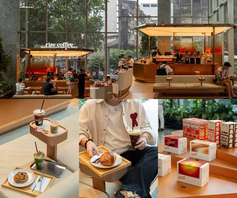 ภาพรวม 5 ภาพจากรีวิว RISE Coffee • Central Park โดย @1.dayz