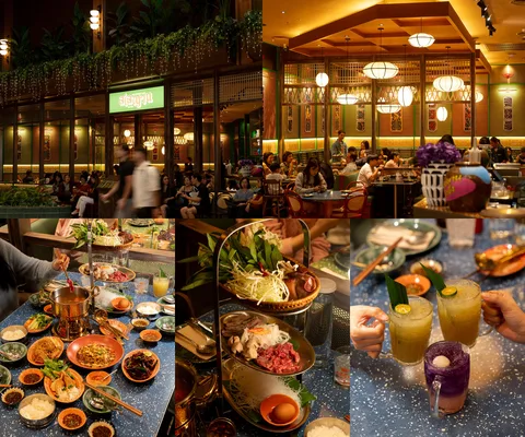 ภาพรีวิว Slay Yuan • Central Park — อาหารอีสานและเวียดนามในร้านตกแต่งย้อนยุค