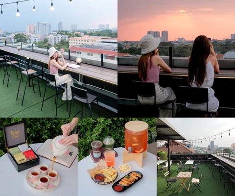 ภาพรีวิว COMMU Rooftop Cafe • บางซื่อ